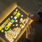 🎁 Den perfekta presenten till dem – whiteboard-anslagstavla med LED-utskrift: 7 färger, mjuk belysning och justerbart stativ! ✨