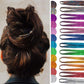 🏆 Preço especial apenas hoje: € 14.99! 🎁 Kit com 14 acessórios de cabelo em cetim com glitter ✨