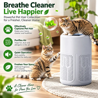 🌬️✨ PURIFICADOR DE AR COMPACTO PARA CASA – PRATICIDADE E BEM-ESTAR PARA O SEU AMBIENTE! 🏠