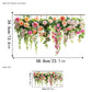 ✨SISTA DAGEN REA 50 % RABATT!💐Färgglad blomsterbukett fönsterdekal🖼️