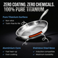 🎃Oferta de Halloween com 50% de desconto!🍳Frigideira de titânio 100% puro para uma cozinha livre de toxinas.