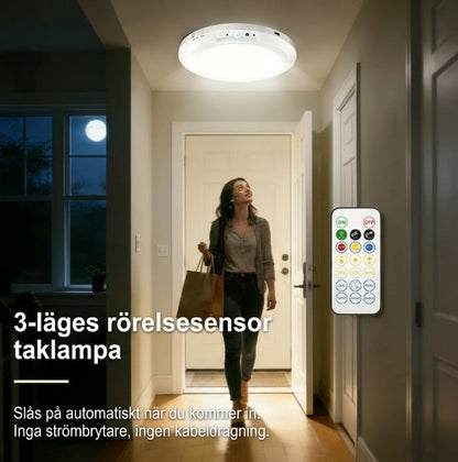 ✨49% RABATT Stilren smartlampa för moderna hem 🏡 Automatisk LED-belysning med rörelsesensor & röststyrning 💡 Nu till halva priset