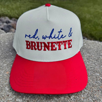 🔥49 % rabatt direkt!🔥Broderad canvas-keps för lastbilschaufförer med motiv från 4 juli