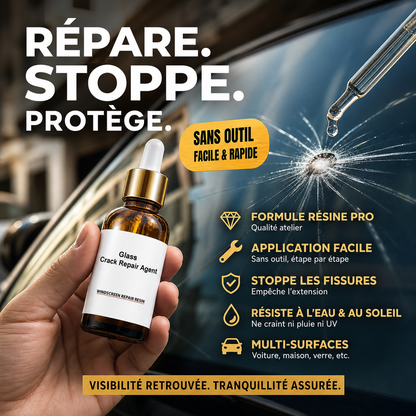 ✨ Surpresa — 50 % de desconto!🔥Produto para reparação de fissuras no vidro
