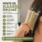 🎋 50% DE DESCONTO! Pente de bambu de dupla face com dentes finos | Elimina piolhos e caspa | Pega ergonómica | Para todos os tipos de cabelo | Para adultos, crianças e animais de estimação 🌿✨