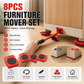 🛋️ 50% de desconto agora! 🔄 Sistema de transporte de móveis – Kit com 8 peças, rotação 360° e capacidade de até 360 kg – Levante, deslize e mova itens pesados sozinho 🏠