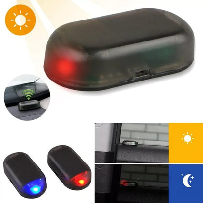 🚨☀️ Luz de Aviso de Segurança Solar para Carro – LED com Piscada Automática Noturna