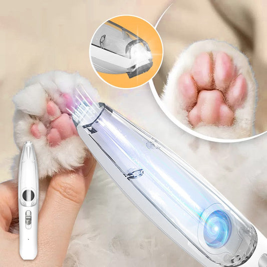 🐾✨ Máquina de Tosa Sem Fio com Luz LED – Aparador Recarregável de 2 Velocidades para Cães e Gatos