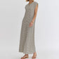 Randig casual jumpsuit för kvinnor