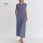 Randig casual jumpsuit för kvinnor