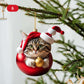 🐱Hängande Kattprydnad för Julgran🎄✨