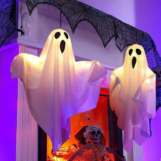 👻Glödande Gjenferd ljuskrona för Halloween-festdekoration✨
