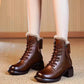 🎈Vinterrea🎈 Tidsbegränsad 50% rabatt! 💕 Den perfekta presenten – Vintage brittiska ankelboots