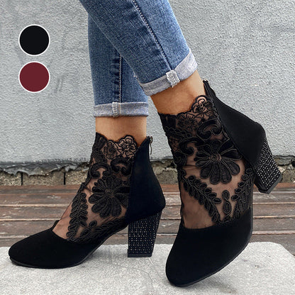 👠Dessa högklackade spetsskor för kvinnor är eleganta och snygga.