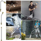 🏡 【PROFFSTVÄTT】4000 PSI Teleskopisk Högtrycksstav ✨ 3-i-1 Rengöring för Hela Huset – Utan Stege!