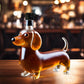 🔥Sista dagen 49% rabatt🐶 Kreativ hundformad whiskyflaska