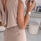 🔥🎁Nyhet 49% RABATT🔥💖Ärmlös jumpsuit med blomstersmyckning för kvinnor🌸