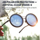 🔥Justerbara polariserade runda solglasögon