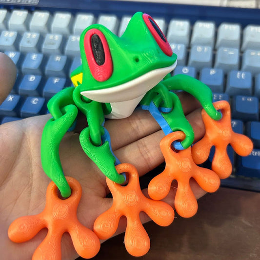 🐸Söta 3D-grodmagneter för kylskåp✨