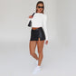 🎁2026 Nyheter49 % RABATT💥Slim Fit Crop Top Set för damer