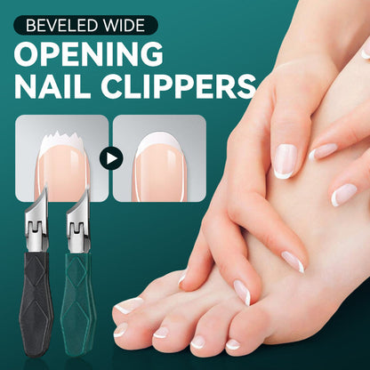 💥Snedställd nagelklippare med bred öppning