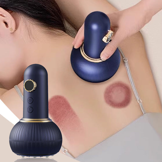 ⏳ Tidsbegränsad specialutgåva ⌛ Elektrisk koppmassageapparat och meridianborsteset