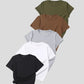 5-pack mångsidiga enfärgade T-shirts