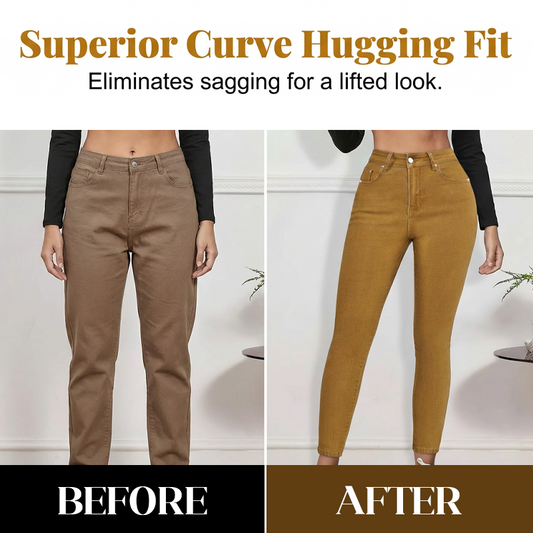 📢📢49 % rabatt!! ⏰✨Stretchjeans med hög midja för damer | superelastiska & lätta att kombinera👖
