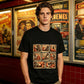 ”Punch” –  T-shirt med apamönster