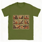 ”Punch” –  T-shirt med apamönster