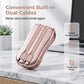 💥Powerbank med sportbilsdesign och dubbla kablar