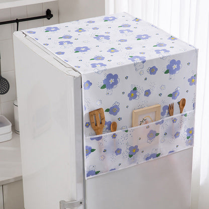✨ Håll kylskåpet dammfritt och småsaker organiserade – smart skydd med förvaringsfickor 🧼