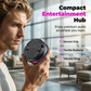 ⏳Tidsbegränsad 49% rabatt!! ❤️Bärbar Bluetooth-högtalare med RGB-belysning och telefonstativ