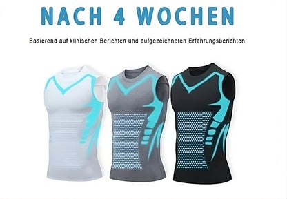 🔥 49% RABATT NU! 💪 Ionic Shaping Väst – Kompression & Kylning – Kroppskonturering & Ärmlös – Osynlig Under Kläder 🕶️
