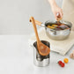 🍳 50% DE DESCONTO AGORA! 🧺 Suporte multifuncional para utensílios de cozinha – Em aço inoxidável, ocupa pouco espaço e é resistente – Mantém as bancadas arrumadas e organizadas ✨