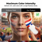3-kleurige flagge-gesichtsferve-stok foar it WK