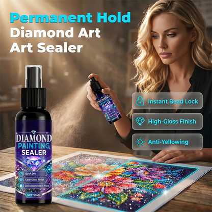 💎✨ Diamond Art Sealer – slút pearels yn, glânzjende finish, droeget fluch en hâldt lang.