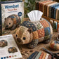 🦨✨ HALVT PRIS! Söta djur DIY-kit för näsduksask – Alla material & tydliga instruktioner för hemdekoration!