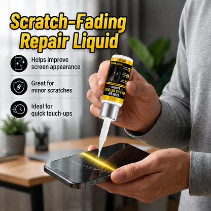 🔥Oferta Imperdível: 50% de Desconto🔥 Líquido Portátil para Reparo de Riscos na Tela – Polidor Nano de 3ml, para Riscos Leves 📱