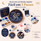 Kit de pintura com pérolas DIY de zodíaco celestial