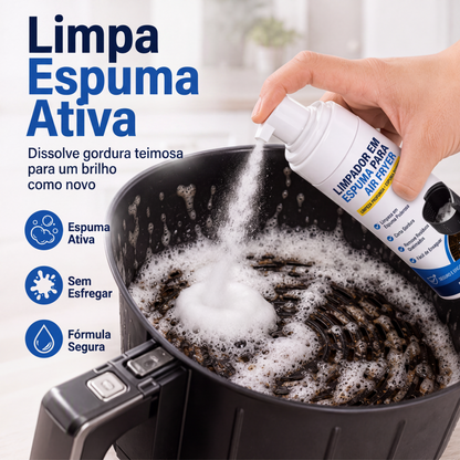 Espuma Limpadora de Limpeza Profunda para Air Fryer