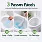 Folhas de limpeza para vaso sanitário de dissolução rápida