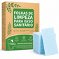 Folhas de limpeza para vaso sanitário de dissolução rápida