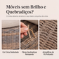 Spray de Cuidado para Vime e Rattan 120ml Restaura a Cor Natural e Protege Móveis Tecidos