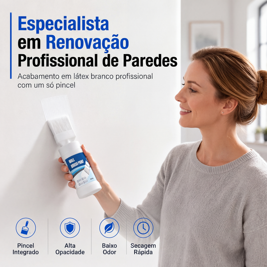 Pincel de tinta para reparo de parede de secagem rápida