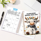 🕒 SÓ HOJE / CONTAGEM REGRESSIVA DE 24H🥰 Planejador Mensal 2026-2030 com Vaca Highland Fofa