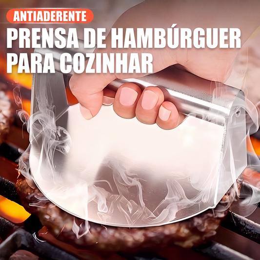 💰 ECONOMIZE NA COMPRA E GANHE EM SABOR! ✨Prensa para Hambúrgueres Antiaderente para Cozinhar