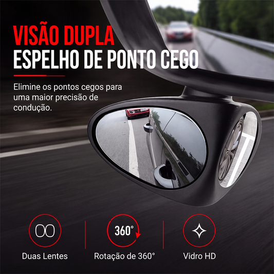🔥 QUEIMA DE PREÇOS✨ Espelho de ponto cego automotivo de dupla face