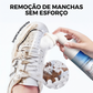 Limpador de espuma portátil para tênis com escova integrada