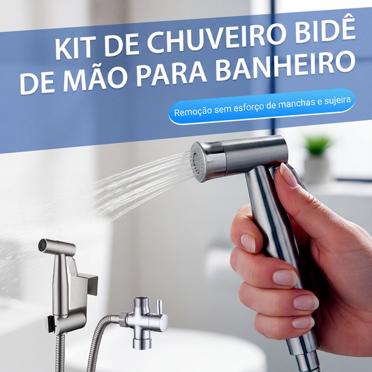 ⭐ O MAIS VENDIDO DE 2026! Conjunto de pulverizador de bidê manual para vaso sanitário – a escolha número 1 para quem valoriza limpeza e conforto. 🎁